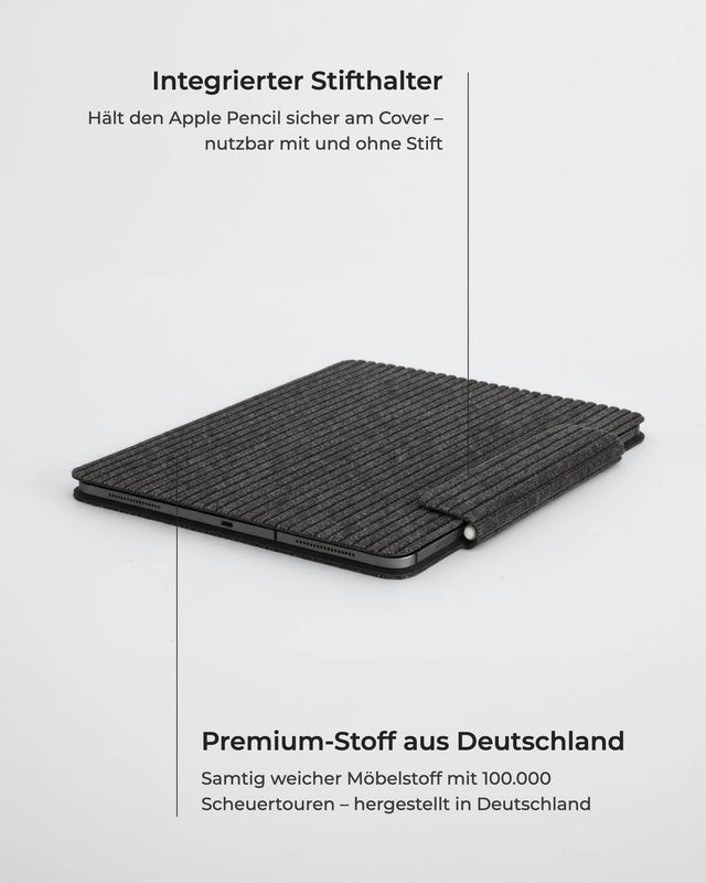 Oren iPad Smart Cover mit integriertem Stifthalter